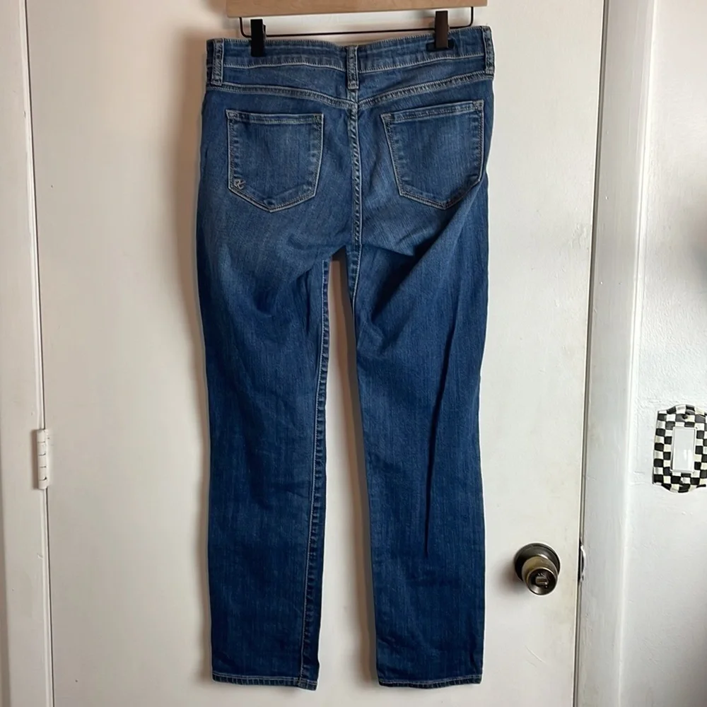 Kut From the Kloth Medium Wash Slightly Distressd Skinny Jeans 6 / 28W 30L - Picture 6 of 10